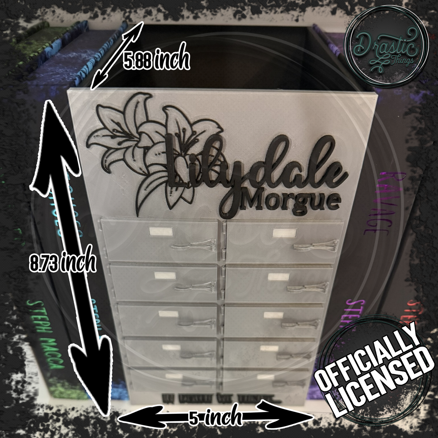 Morgue Bookshelf Storage Box