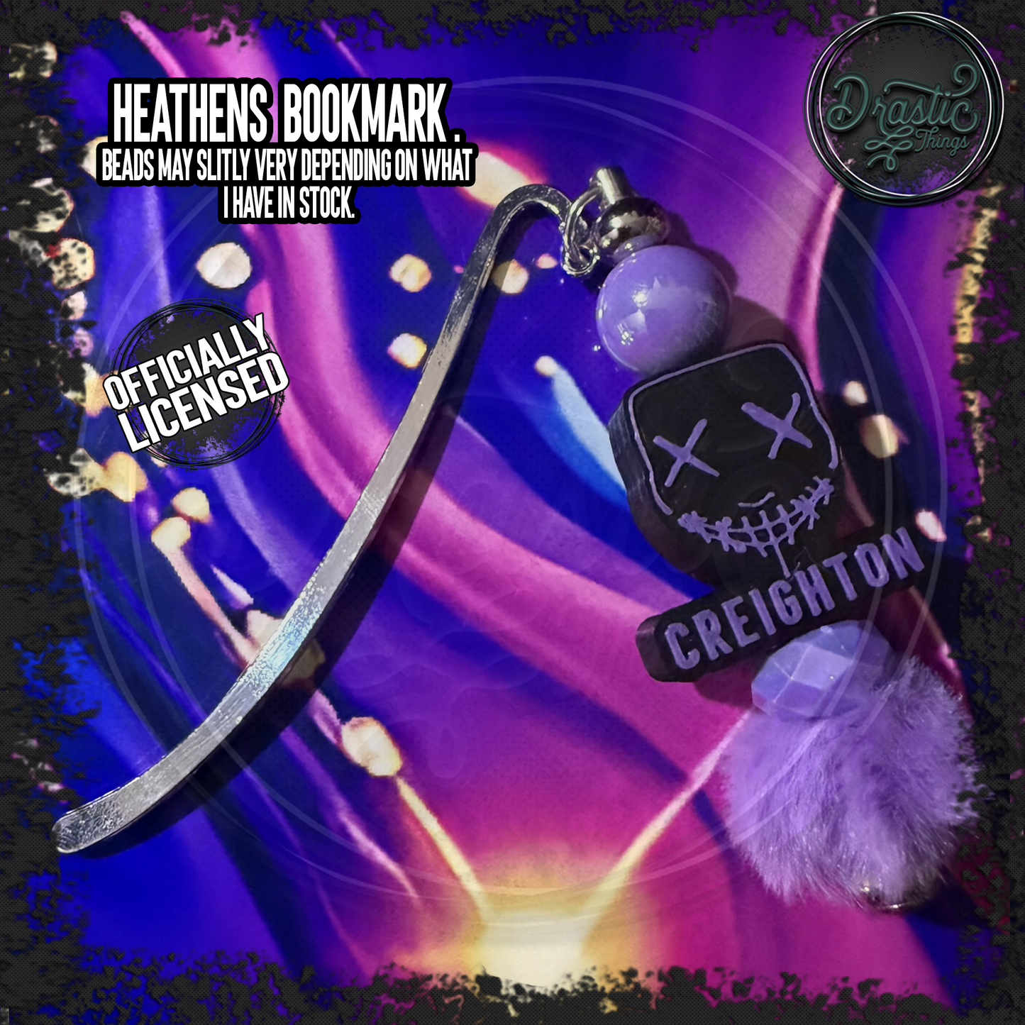 Rina Kent | Officially Licensed | Heathens Beaded Bookmarks
