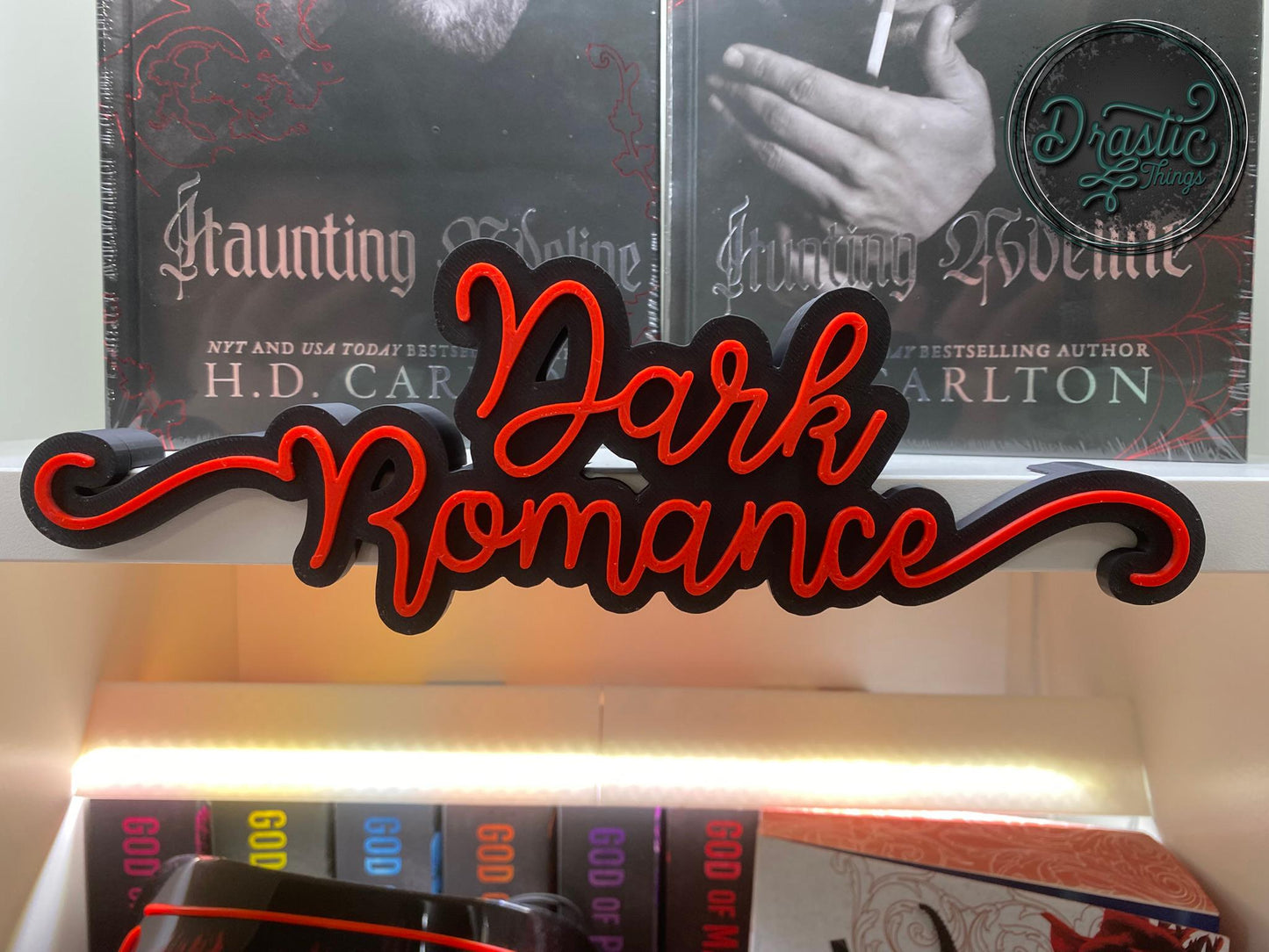 Dark Romance Bookshelf word
