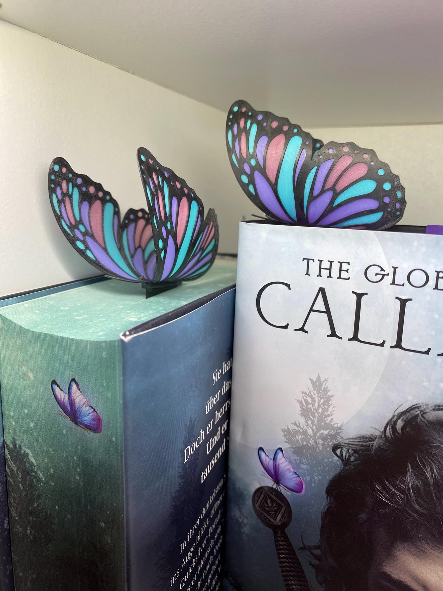 Butterfly bookmark. 3d printed. Monarch Butterfly bookmark.