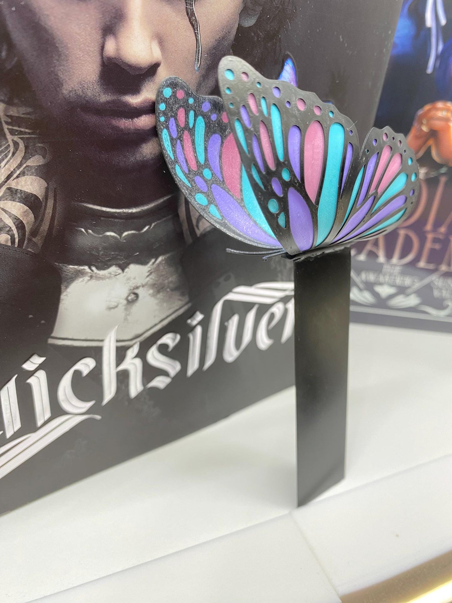 Butterfly bookmark. 3d printed. Monarch Butterfly bookmark.