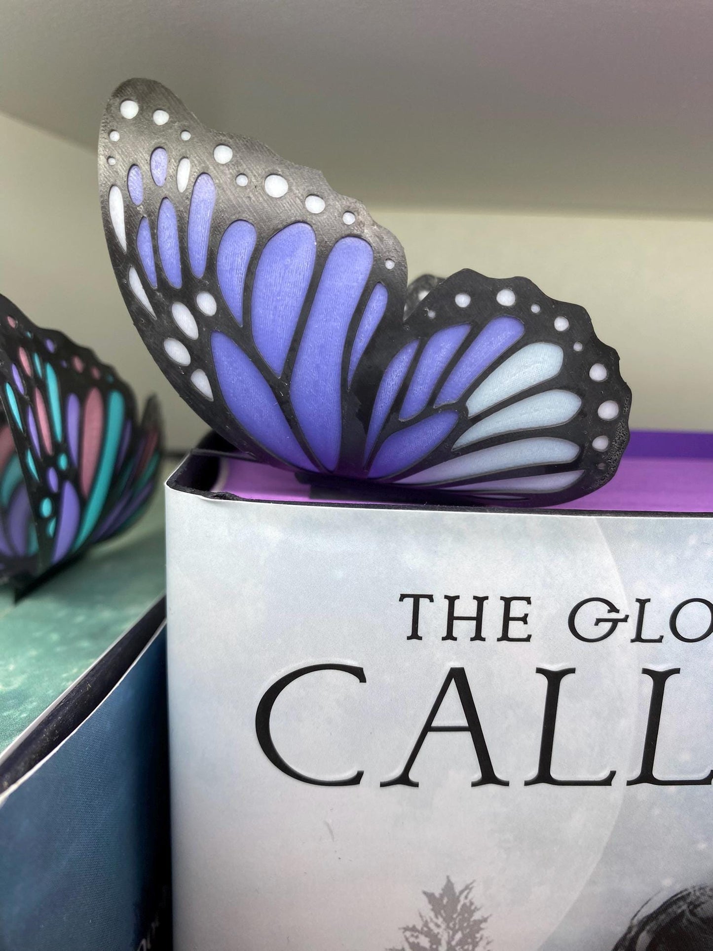 Butterfly bookmark. 3d printed. Monarch Butterfly bookmark.