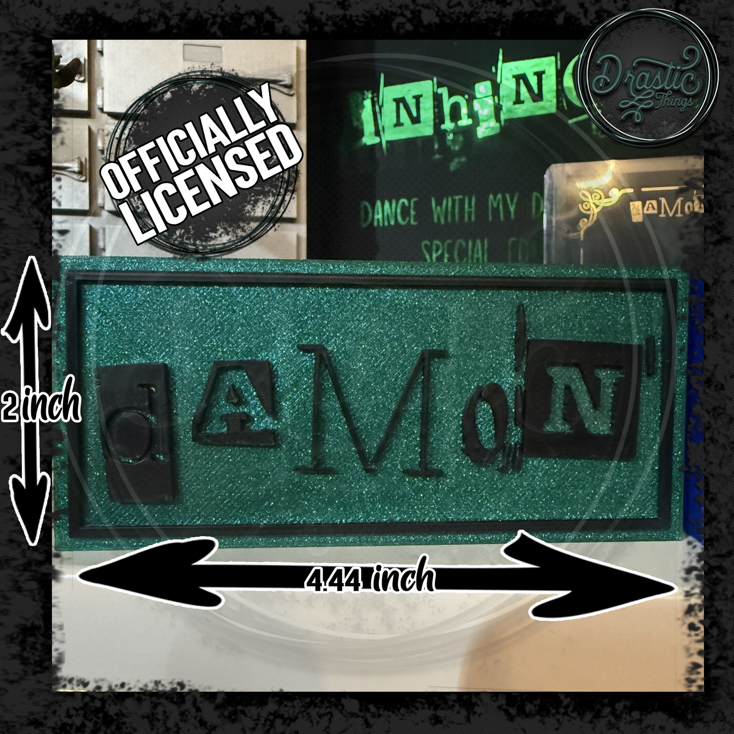 Dance With My Demons Character Name Plaques