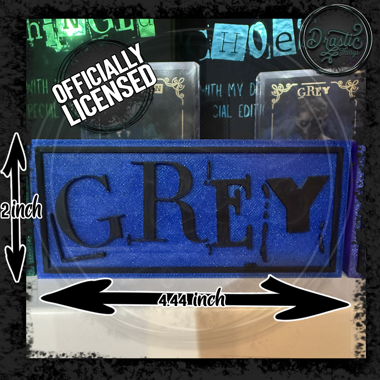 Dance With My Demons Character Name Plaques