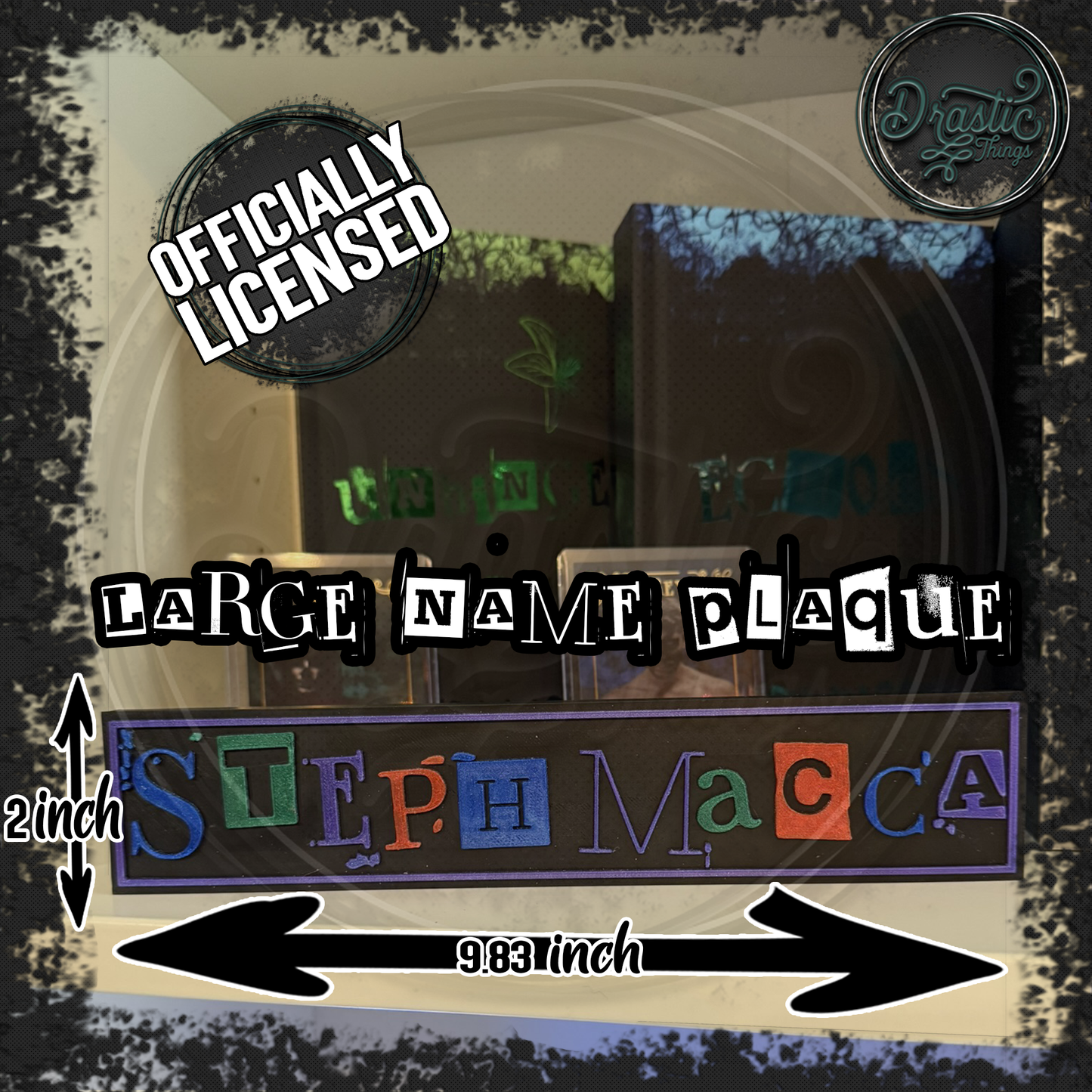 Steph Macca Name Plaque's