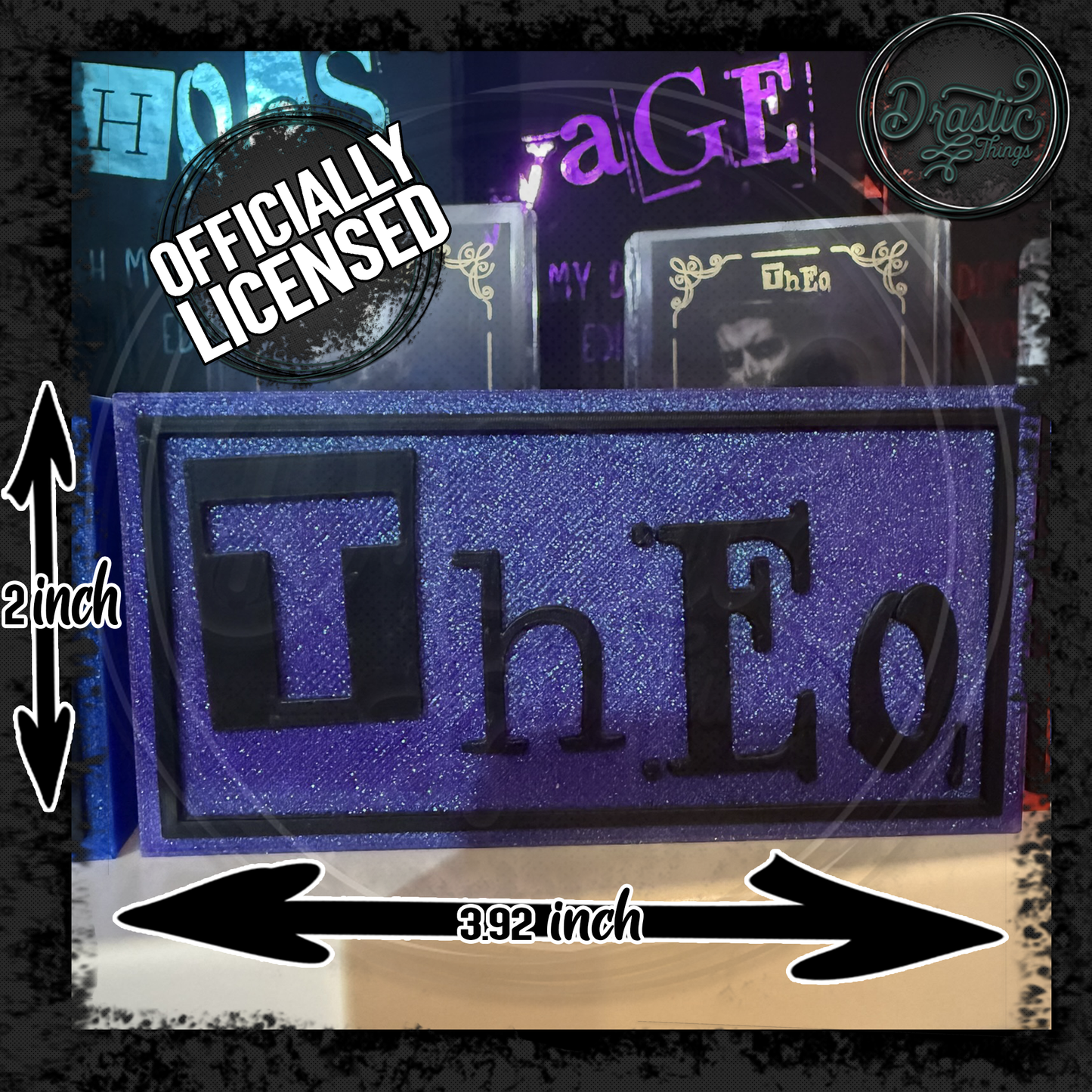 Dance With My Demons Character Name Plaques