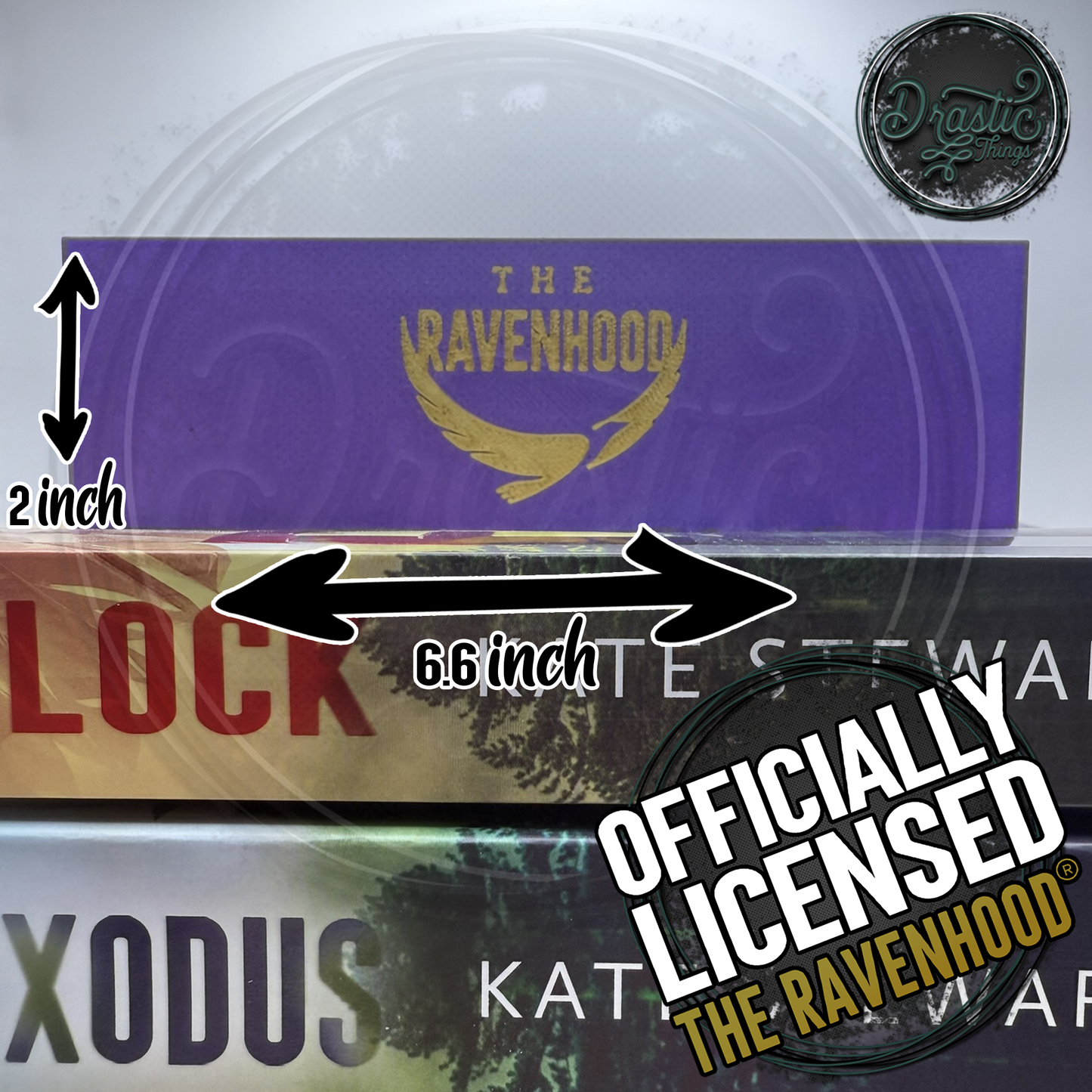 The Ravenhood Series Character Name Plaques.