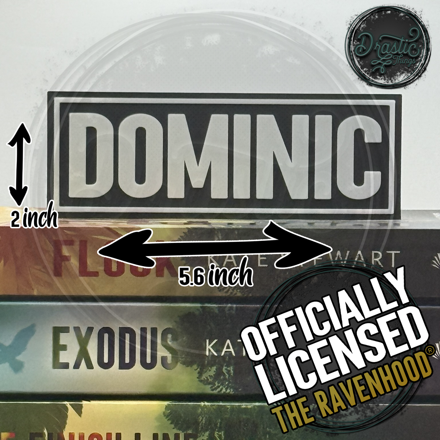 The Ravenhood Series Character Name Plaques.