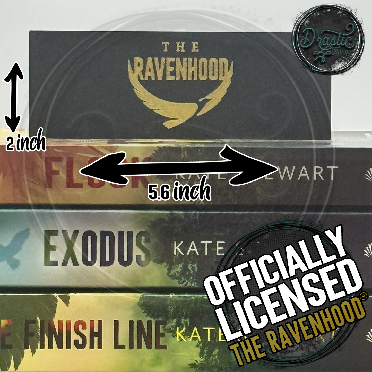The Ravenhood Series Character Name Plaques.
