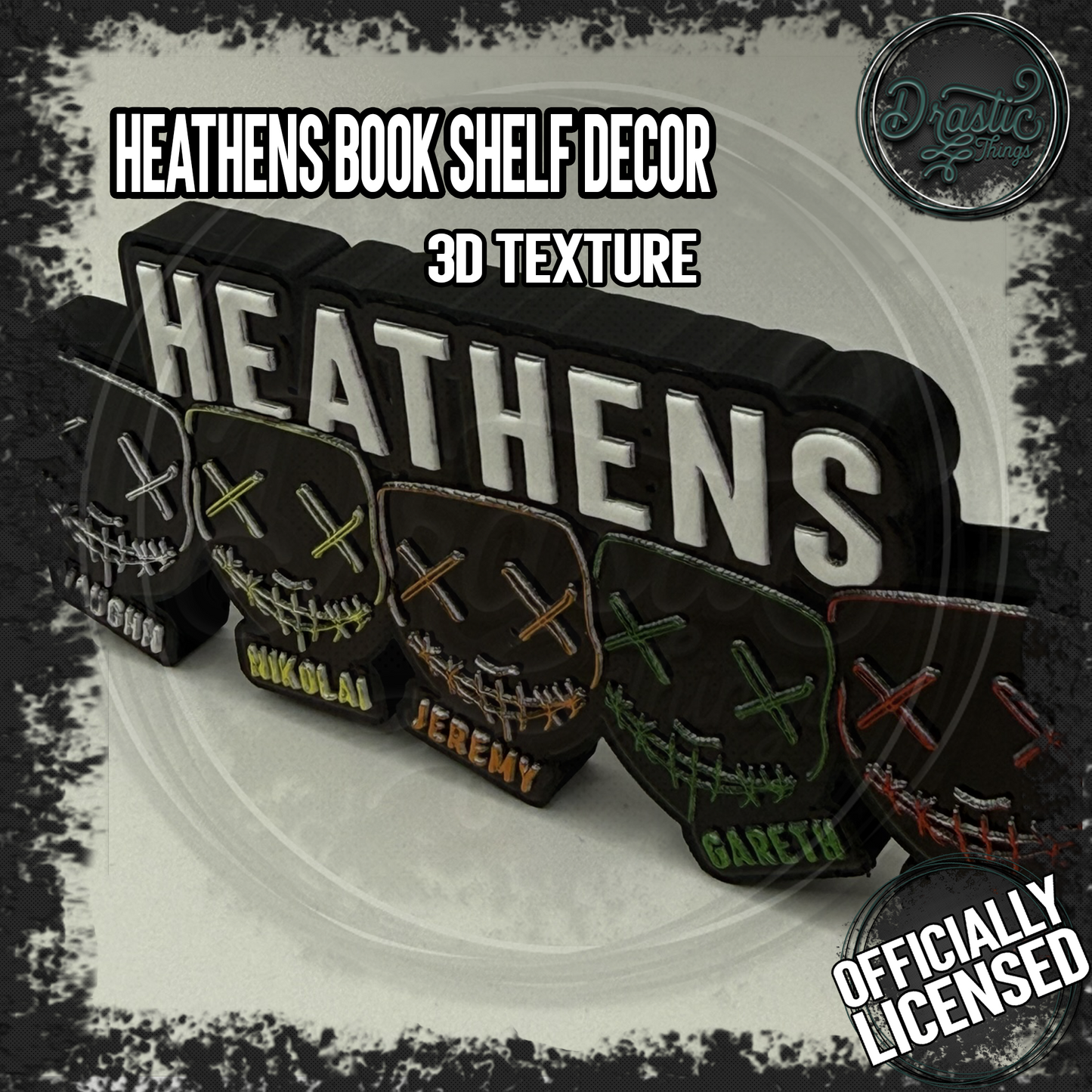 Rina Kent | Officially Licensed | Heathens Bookshelf Decor