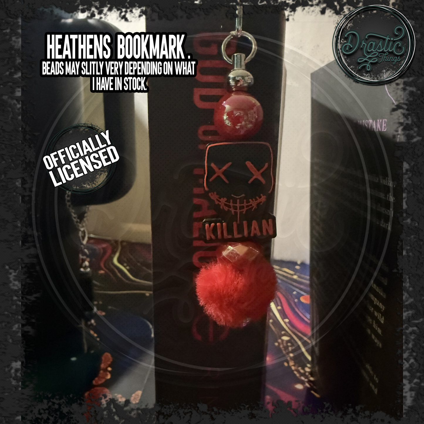 Rina Kent | Officially Licensed | Heathens Beaded Bookmarks