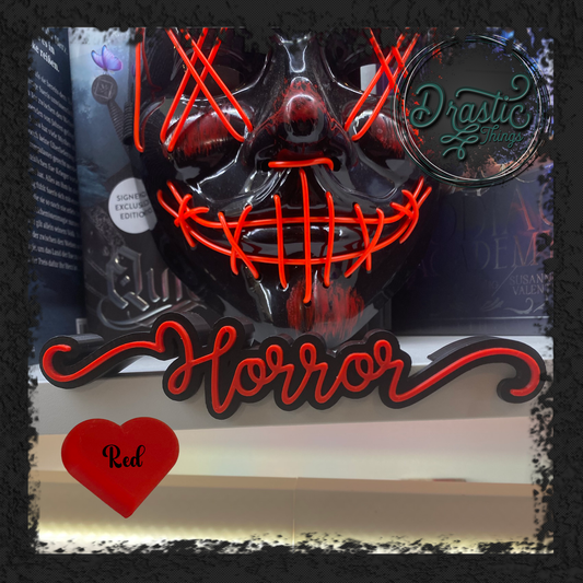 Horror Bookshelf Word