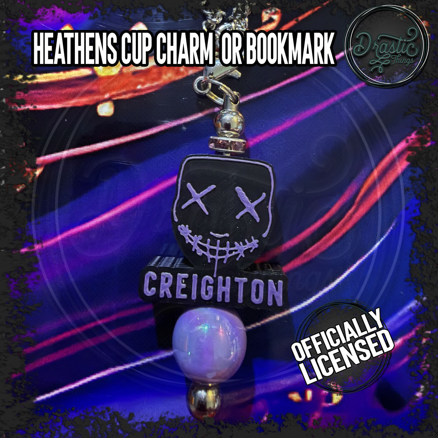 Rina Kent | Officially Licensed | Heathens Cup Charms | add on bookmark