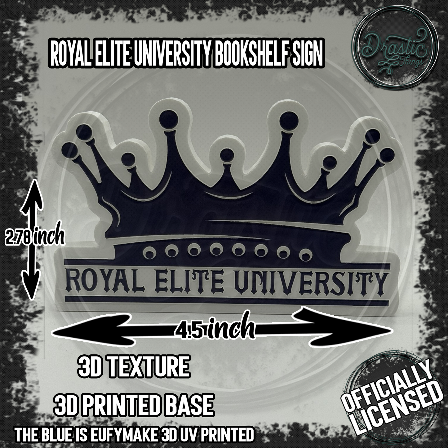 Rina Kent | Officially Licensed | Royal Elite Bookshelf Decor