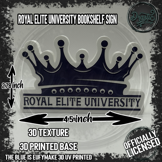 Rina Kent | Officially Licensed | Royal Elite Bookshelf Decor